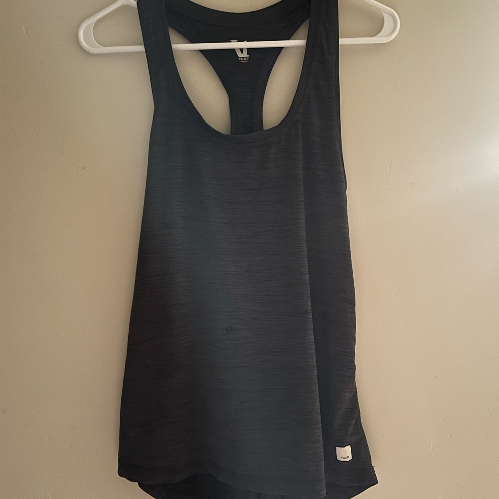 Vuori Black Sleeveless Tank Top with Racerback